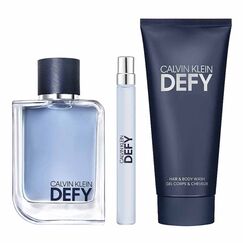 Calvin Klein Defy For Men Eau de Toilette 100ml + 10ml + Hair & Body Wash 100ml