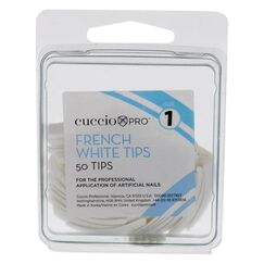 Cuccio Pro French White Tips 1 For Women Acrylic Nails 1 X 50pcs