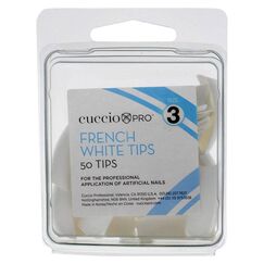 Cuccio Pro French White Tips 3 For Women Acrylic Nails 1 X 50pcs