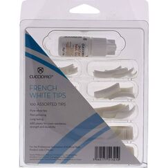 Cuccio Pro Pro French White Tips For Women Acrylic Nails 100pcs