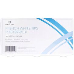 Cuccio Pro Pro French White Tips Masterpack For Women Acrylic Nails 360pcs