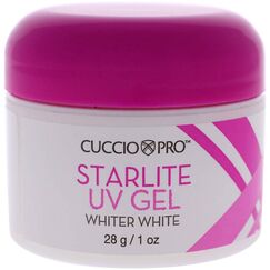 Cuccio Pro Starlite Uv Gel Whiter White For Women Nail Gel 1oz