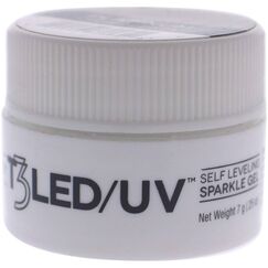 Cuccio Pro T3 Self Leveling Sparkle Gel Platinum For Women Nail Gel 0.25oz