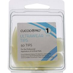 Cuccio Pro Ultrawear Tips 1 For Women Acrylic Nails 50pcs
