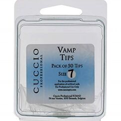 Cuccio Pro Vamp Tips 7 For Women Acrylic Nails 50pcs