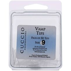 Cuccio Pro Vamp Tips 9 For Women Acrylic Nails 50pcs