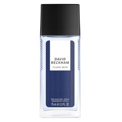David Beckham Classic Blue For Men Deodorant Spray 75ml