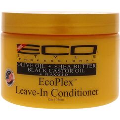 Ecoco Eco Style Black Castor & Flaxseed Leave -In  Hair Conditioner 355ml