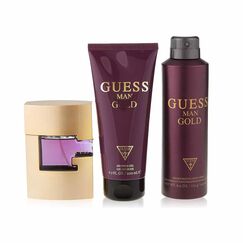 Guess Gold For Men Eau de Toilette 75ml + Shower Gel 200ml + Body Spray 226ml