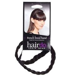 Hairdo Braid Black French Braid Band 1Pc