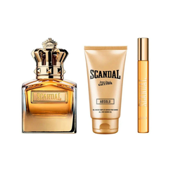 Jean Paul Gaultier Scandal Absolu For Men Parfum 100ml + 10ml + Shower Gel 75ml