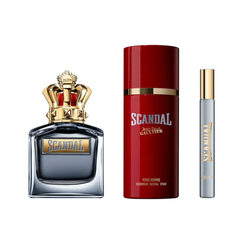 Jean Paul Gaultier Scandal For Men Eau De Toilette 100ml + 10ml + Deodrant Spray 150ml