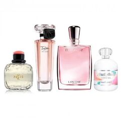 Lancome For Women Eau de Parfum 2 X 5ml Miracle + Tresor In Love + Ysl Paris Eau de Parfum 7.5ml + Cacharel Anais Anais L'original Eau De Toilette 6ml