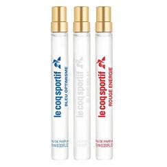 Le Coq Sportif Mini Eau de Parfum (Rouge Energie + Bleu Optimisme + Body Lotionanc Relax)  3 X 10ml