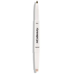 Mcobeauty Duo Brow Crayon + Highlighter Dark Brown For Women Eyebrow Pencil 0.02oz