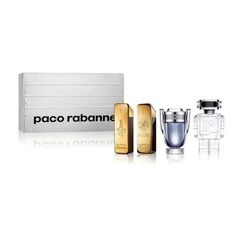 Paco Rabanne For Men Mini (Phantom Eau De Toilette + Invictus Eau De Toilette + 1 Million Elixer Parfum Intense + 1 Million Eau De Toilette) 4 X 5ml