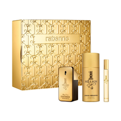 Paco Rabanne 1 Million For Men Eau De Toilette 50ml +10ml + 150ml Deodorant Spray