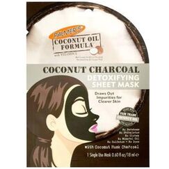 Palmers Coconut Oil Coconut Charcoal Detoxifying Sheet Face Mask 18ml