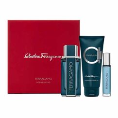Salvatore Ferragamo Ferragamo Intense Leather For Men Eau de Parfum 100ml + 10ml + Shampoo & Shower Gel 100ml