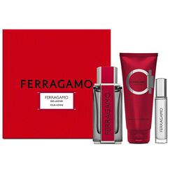 Salvatore Ferragamo Red Leather For Men Eau de Parfum 100ml + 10ml + Shampoo & Shower Gel 100ml