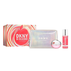 Donna Karan Be Delicious Fresh Body Lotionossom For Women Set Eau De Parfum 100ml + Body/Mist 125ml + Pouch