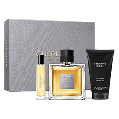 Guerlain L'Homme Ideal For Men Set Eau De Toilette 100ml + Eau De Toilette 10ml + Shower Gel 75ml