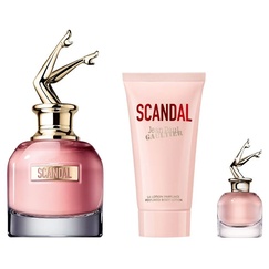 Jean Paul Gaultier Scandal For Women Set Eau De Parfum 80ml + Eau De Parfum 6ml + Body Lotion 75ml