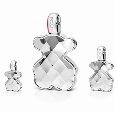 Tous Loveme The Silver For Women Parfum 90ml + 15ml + 4.5ml