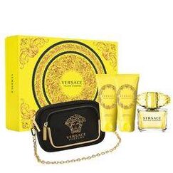 Versace Yellow Diamond For Women Eau De Toilette 90ml + Shower Gel 100ml + Body Lotion 100ml + Beauty Case