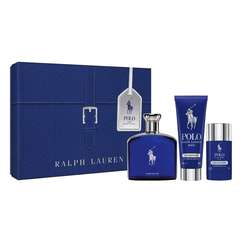 Ralph Lauren Polo Body Lotionue For Men Set Eau De Toilette 125ml + Eau De Toilette 40ml + Deo Stick 75G