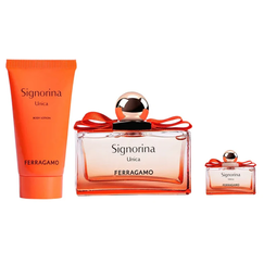 Salvatore Ferragamo Signorina Unica For Women Set Eau De Parfum 100ml+ Eau De Parfum 15ml + Body Lotion 50ml