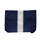 Marina De Bourbon Crown Navy Blue Tote Bag