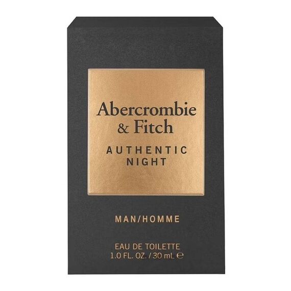 Abercrombie & Fitch Authentic Night For Men Eau de Toilette 30ml, 3 image