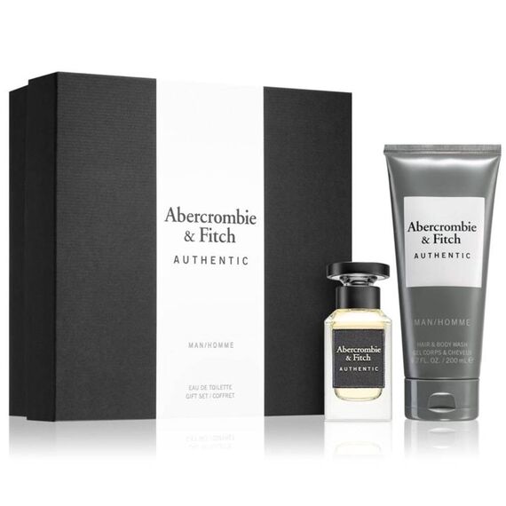 Abercrombie & Fitch Authentic For Men Eau de Toilette 50ml + Hair & Bod Wash 200ml