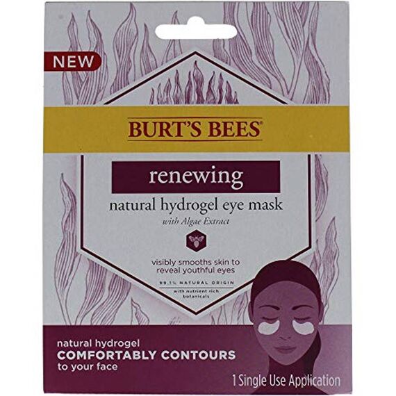 Burts Bees Renewing Natural Hydrogel For Women Eye Mask 1pc