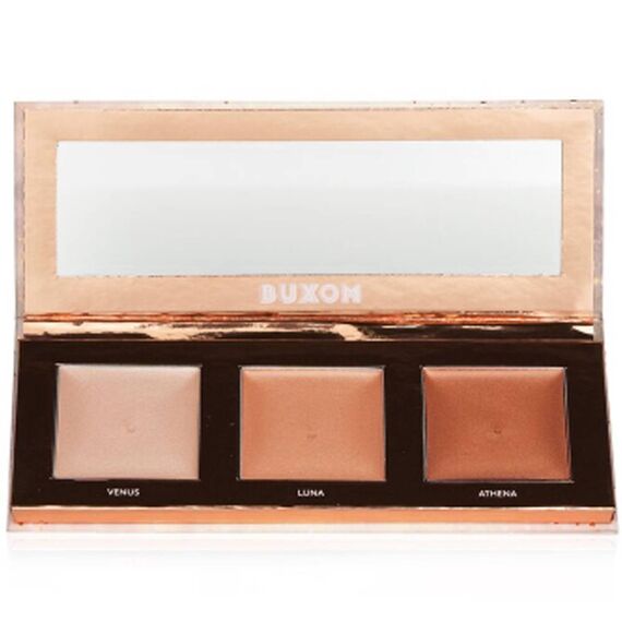 Buxom Divine Goddess Luminizing Venus + Luna + Athena For Women Highlighter Palette 1pc
