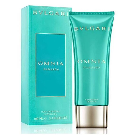 Bvlgari Omnia Paraiba For Women Shower Oil 100ml, 2 image