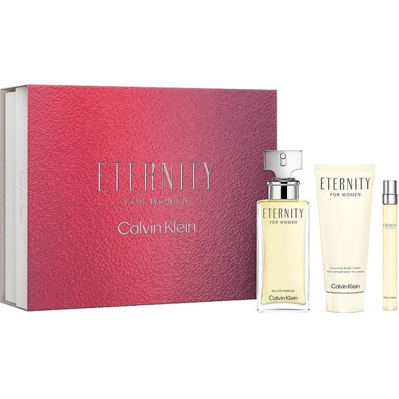 Calvin Klein Eternity For Women Eau de Parfum 100ml + 10ml + Body Lotion 100ml, 3 image