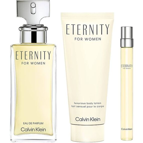 Calvin Klein Eternity For Women Eau de Parfum 100ml + 10ml + Body Lotion 100ml