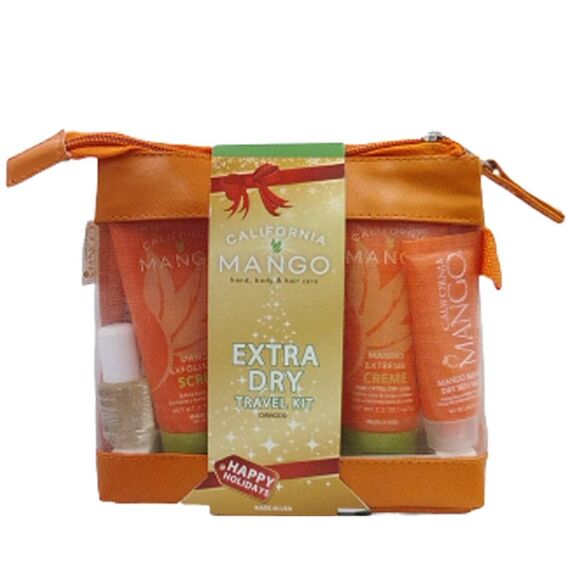 California Mango For Women Extra (Exfoliating Scrub +Cleansing Gel+Extreme Creme+Mend Skin Balm+Magic Oil) Kit, 7 image