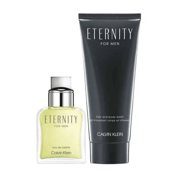 Calvin Klein Eternity For Men Eau de Toilette 30ml + Hair & Body Wash 100ml