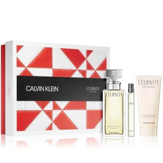 Calvin Klein Eternity For Women Eau de Parfum 100ml + 10ml + Body Lotion 100ml