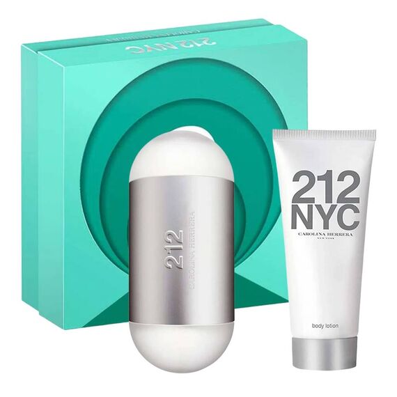 Carolina Herrera 212 For Women Eau de Toilette 100ml + Body Lotion 100ml