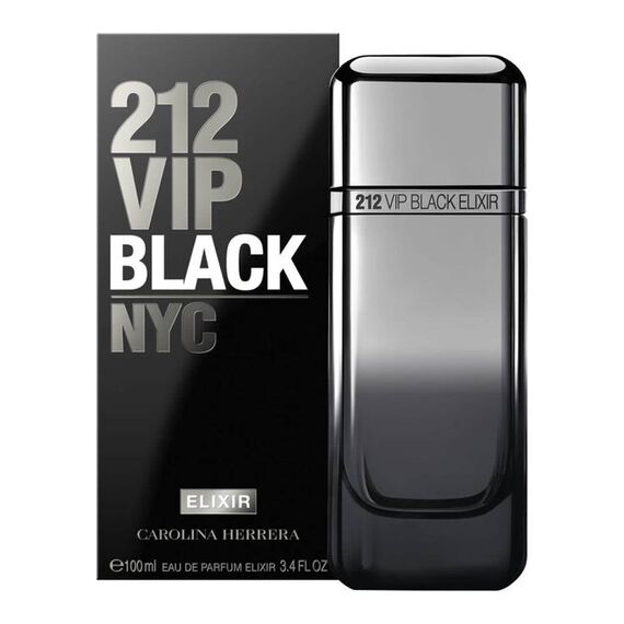 Carolina Herrera 212 Vip Black Elixir For Men Eau de Parfum 100ml, 2 image