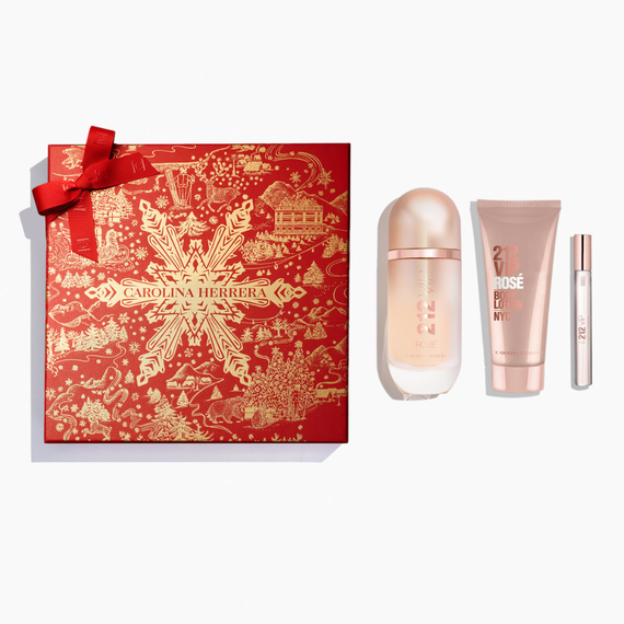 Carolina Herrera 212 Vip Rose Elixir For Women Eau de Parfum 80ml + 10ml + Body Lotion 100ml, 2 image