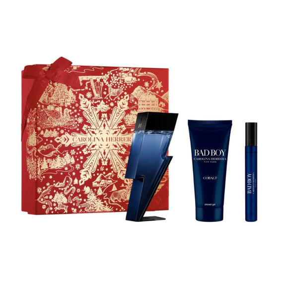 Carolina Herrera Bad Boy Cobalt Eau de Parfum Electrique 100ml + 10ml + Shower Gel 100ml, 2 image