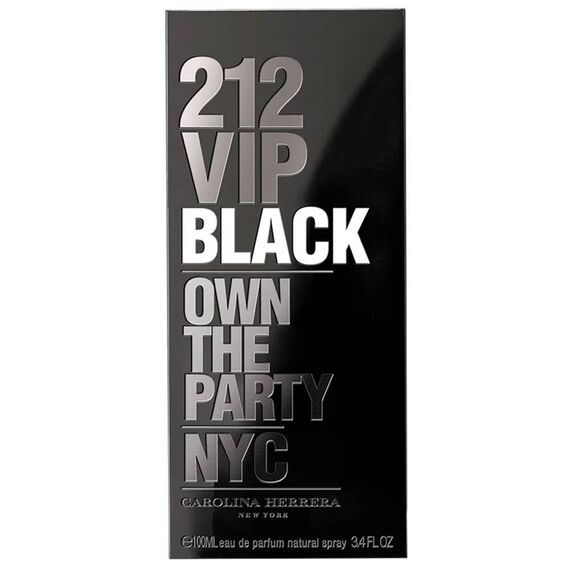 Carolina Herrera 212 Vip Black For Men Eau De Parfum 100ml, 3 image