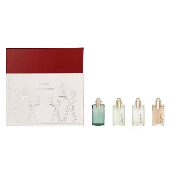 Cartier For Men Eau de Toilette (Declaration Haute Fraicheur + Declaration + Declaration + Declaration Parfum) 4x4ml