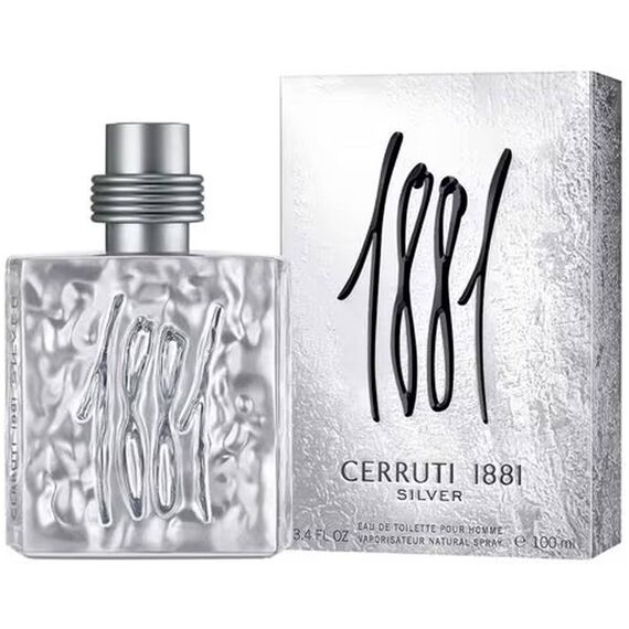 Cerruti 1881 Silver For Men Eau de Toilette 100ml, 2 image