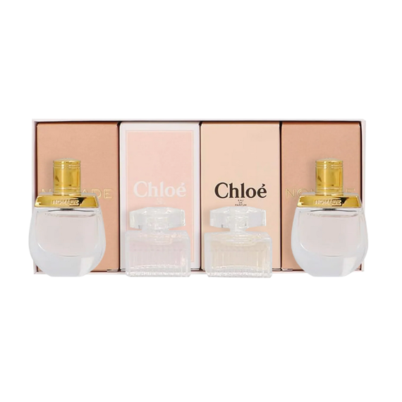 Chloe For Women (Nomade Edt + Chloe Edt + Chloe Edp + Nomade Edp)  4 X 5ml